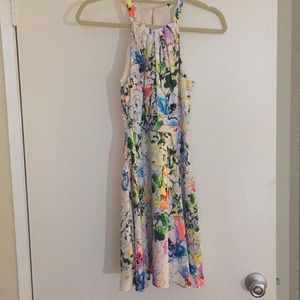 Neon Floral Garden Dress
